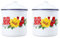 JinRu BaoHua 12oz Chinese style enamel cups, coffee cups, tea cups, Beer mug，mugs 2pcs