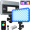 VILTROX Sprite 15C Panel LED Video Light RGB Videoleuchte Kamera Panel Videolicht 2800-6800K mit Bluetooth,Cold Shoe Mount,Extern Akku,CRI95+ für DSLR Kamera,Streaming,YouTube,Tiktok