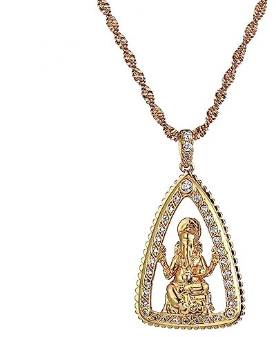 Halskette Anhänger Schmuck Ganesha-Anhänger-Halsketten, Damen- und Mädchen-Elefant-Halsketten Geburtstag