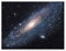 Die Andromeda-Galaxie Poster von Robert Gendler 40 x 30 cm Blau Wandbilder Wanddeko