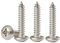 M4*40 Phillips Pan Head Wood Screws 304 Stainless Steel Self-Tapping Screws for Wood Full Thread Woodworking fastener (50pcs)