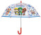 PERLETTI Paw Patrol Automatischer Regenschirm, transparent, 42 cm, Sport, mehrfarbig (mehrfarbig), Einheitsgröße