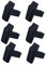 Hoement 6pcs Ladder Accessories Plastic Button for Extended Ladder Catch Telescopic Lock Button