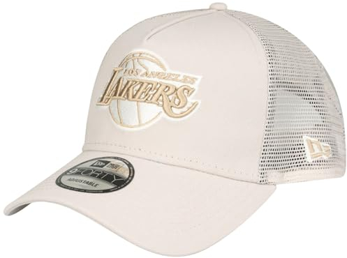 New Era A-Frame Trucker Cap - Los Angeles Lakers Stone