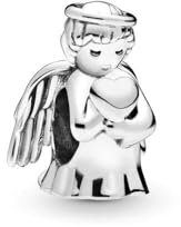 Lkwidi Charme Engel der liebe Charms Anhänger 925 Sterling Silber Charm Pendant für Europäische Armbänder und Halsketten