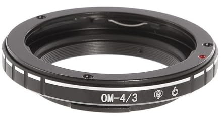 KE88FENG for fotga OM-4/3 Objektiv-Adapterring for Olympus OM-Objektiv auf for Olympus 4/3 Four Thirds Kamera-Adapterring E-510 E620
