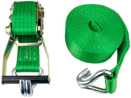 Anwicar Spanngurt mit Ratsche - Zurrgurt 4 m - Stärke 2 t - Befestigungsgurt für Anhänger & Auto - Breite 35 mm - Ratschengurt - Gurtband - Anhänger Zubehör 4 Stück