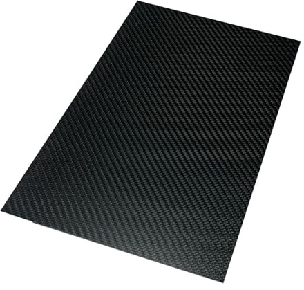 MotiveTech 3K Carbonplatte, Glänzende Oberfläche, 40 X 50 cm, Carbon, Plattenmaterial für RC Auto, Spielzeugauto Chassis, RC Drohne