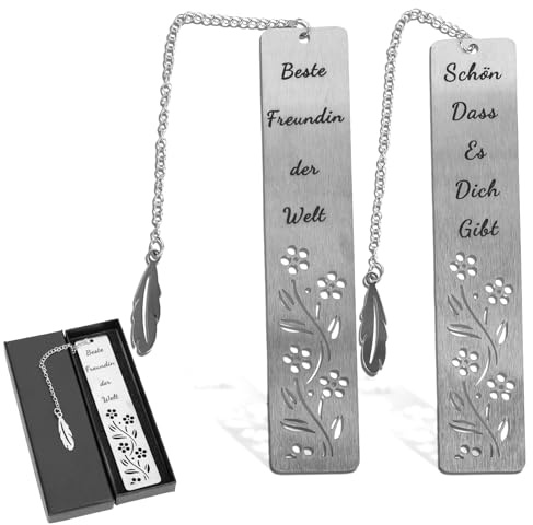 Lesezeichen Personalisiert, 2 Stück Set Abschiedsgeschenk Lehrerin, Lehrerin Geschenk Abschied Lesezeichen Metall Danke Das Du Mir Beim Wachsen Geholfen Hast Personalisierte Geschenke