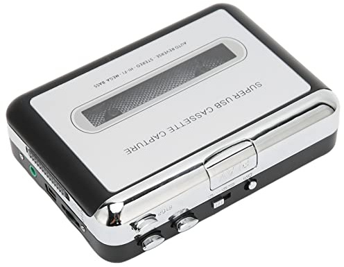 Annadue Cassette Player, Portable Tape Player USB MP3 CD Converter, Auto Reverse Music Tape for Laptops and PCs