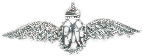 RAF Royal Air Force broche en argent sterling .925 x 1 broches Airforce