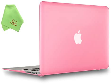 UESWILL Air 13 inch Case Smooth Touch Matte Hard Shell Case Cover Compatible with 2010-2017 MacBook Air 13 inch (Model A1466/A1369), Pink