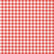 20 Servietten 33x33 cm Karo rot weiß Vichy Kariert Gartenparty kariert