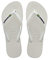Havaianas - Slim Brasil Logo, Bequeme, Robuste und Leichte Badelatschen für Frauen, Hommage an Brasilien, Flagge auf Riemen und Sohlen