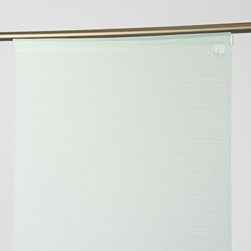 Schiebevorhang Flächenvorhang Streifenstruktur Kanada mintgrün 245x60cm