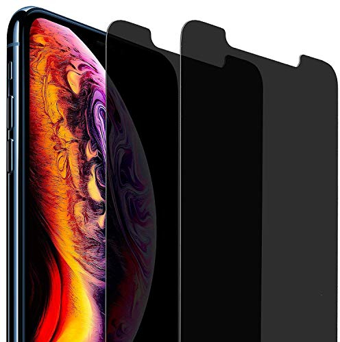 AVANA Sichtschutz Schutzglas für iPhone 11 / iPhone XR Schutzfolie [2 Stück] Anti-Spy 9H Härte Displayschutzfolie Privacy Panzerfolie Display Folie Blickschutz Anti-Kratzer