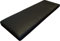 Quattro Meble Schwarz Echtleder Bankauflage Sitzkissen Lederkissen Sitzpolster Bank Auflage doppelt genähtes Echt Leder Kissen Sitzauflage (40 x 120 cm)