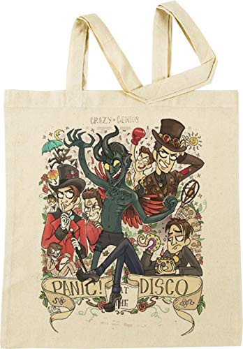 Vendax Panic! At The Disco - Panic At The Disco Patd Beige Einkaufstasche Beige Shopping Bag