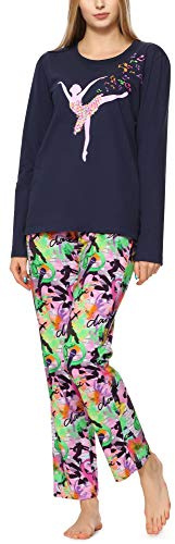 Merry Style Damen Schlafanzug MS10-169 (Navy Dance, XL)