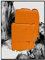XIAONI Handgemalte Acrylbilder Abstrakt,Moderne Abstrakte Geometrische Farbblock Orange Extra Große Wandkunst Rahmenlos Coole Gemälde Kunstwerk Strukturiert Für Wohnzimmer Schlafzimmer Wohnaccessoi