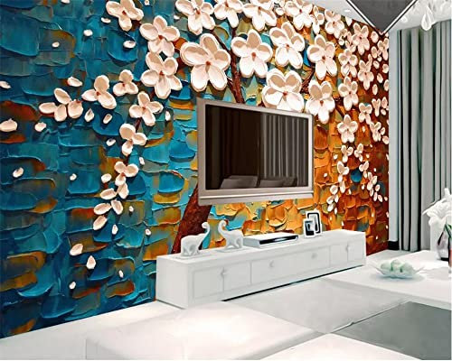 HGFHGD 3D Wohnzimmer tapete gemalte Pflanzen Herbst und Winter Landschaft malerei wandbild Dekoration wandaufkleber Schlafzimmer Wand Kunst malerei