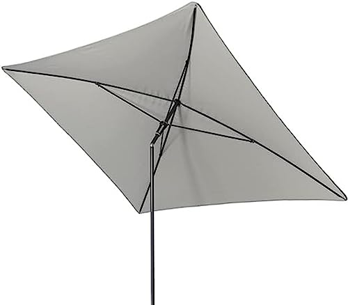 Doppler Sonnenschirm Sun Line Waterproof 225 x 120 cm, hellgrau ohne Volant | UV-Schutz 80