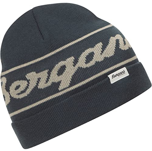 Bergans Kinder Logo Mütze, Orion Blue-Chalk Sand, ONE Size