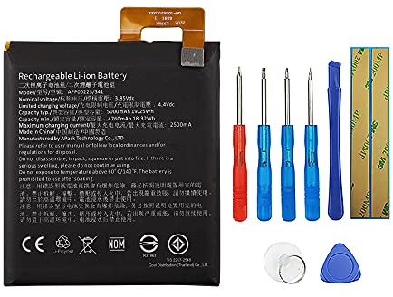 Swark Batteria di ricambio APP00223/S41 completa con Caterpillar Cat S41 con strumenti