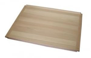 CULIMI Spianatoia per impastare in Legno con bordi - 70 x 50 cm Piano di Lavoro Cucina Tavola impastatrice in faggio per pizza pasta e impasto del pane