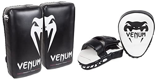 Venum Femme Giant Paos de Boxe, Noir/Blanc, 38.1 x 17.78 10.16 cm EU & Light Patte d'ours Noir/Blanc