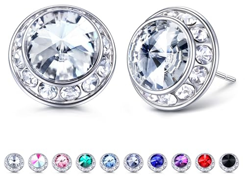 MILACOLATO Rhinestone Dance Earrings Crystal Stud Earring for Women