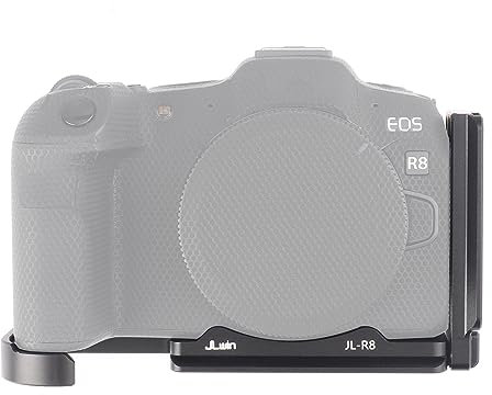 FOTGA L Bracket for Canon EOS R8 & RP, Arca-Swiss Tripod & DJI RS2/RSC2/RS3 Stabilizer, Extendable Base Plate, Vertical Plate with Accessory Mounts