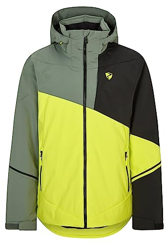 Ziener Herren TIMPA Ski-Jacke/Snowboard-Jacke | atmungsaktiv, wasserdicht, bitter lemon, 52