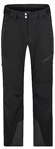 Ziener Damen Tresa Ski-Hose/Freeride-Hose | Sympatex, Hosenträger, PFC frei, Black, 40