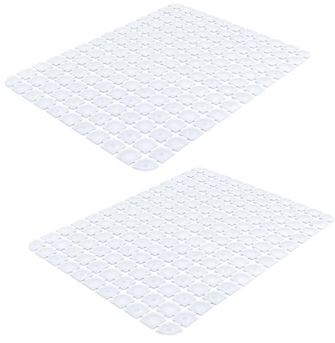 OTHWAY 2 Pack Sink Mats for Kitchen Sinks, 40x30cm Sink Protectors for Bottom of Kitchen Sink, Dishes and Glassware Drain Mat
