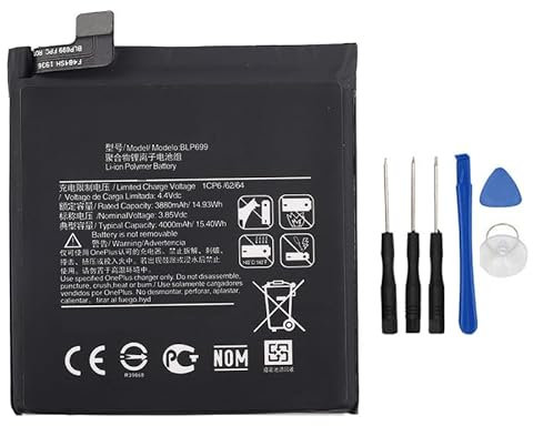 Backupower Replacement Battery Compatible With One-Plus 7 pro GM1911, GM1913, GM1917, GM1910, GM1915 4000mAh 3.85V