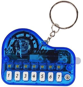 Electronic Keyboard Keyring, Pocket Size, Mini Music Toy with Multiple Sound Effects, Perfect for Music Enthusiasts, Gift, Portable Electronic Piano Keyring