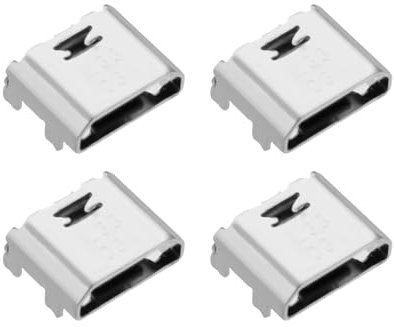 Create idea Lot de 4 connecteurs de Charge Micro USB compatibles avec Tablette Samsung Galaxy Tab A6 SM-T580 SM-T58