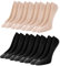 Caldodo No Show Socks women 8 Pairs, Invisible Socks for Women with Non-Slip Silicone, Ultra Low Cut Liner Socks for Loafers Flats Pumps Trainers