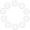 Yililay 10pcs Kazoo Flöte Membran transparenter Membran Mund Kazoo Flöte Filmteile Zubehör Mini Instrument Begleiter