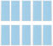 LINXINS Hair Extension Tapes 120pcs Double Sided Adhesive Tapes for Hair Extensions Glue Strips Tape Extension Tabs for Hair Weft Replacement (Blue)