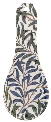 The Leonardo Collection William Morris Willow Bough Spoon Rest | Durable Spoon Rest Kitchen for Spoons | Tea Spoon Holder for Kicthen & Home | Ideal Utensils Holder & Teaspoon Rest Gift for Women