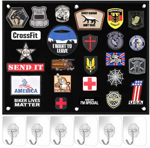 Kletttafel Patches Klett 60 x 45cm Patches Klett Wand Klettfläche Klettmatte Wand Klettwand Taktische Patch Board Faltbar Organizer Display Tafel Mit Ösen