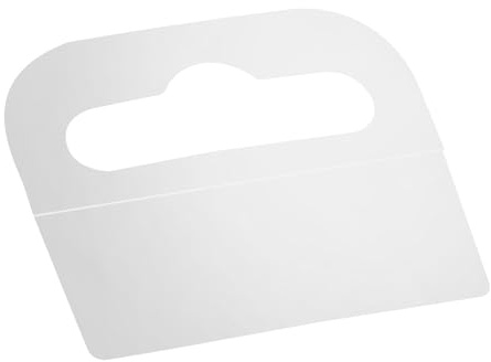 SPRINTIS Eurolochaufhänger selbstklebend, PET-Folie, transparent, 500Stück Hang Tags (4,4 x 3,6 cm) auf Rolle für Artikel bis 250 Gramm