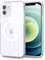 Svanove for iPhone 12 Case Clear Compatible with Magsafe, Transparent Magnetic Magnet Mag Case, Cute Slim Thin Silicone Grip & Shockproof Camera Cover Drop Protection Bumper, Clear