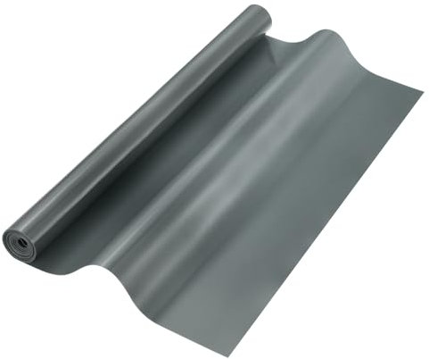 sourcing map 15.7IN x 5.9FT Silicone Baking Mat Rolls, Heat Resistant Baking Mats, Non-Stick Pastry Mats, Non-Slip Countertop Mats, Refrigerator Liners Grey