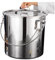 Ollas Cocina Olla Grande de Acero Inoxidable con Tapa de 6/11,5/20 L, ollas Multiusos for cocinar, hervir, guisar y cocinar(20L)