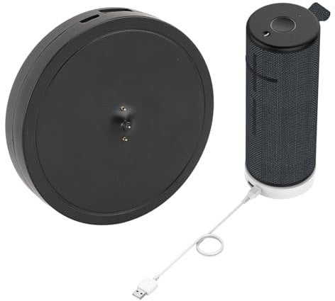 Charger for Ears UE Boom 3/for MEGABOOM 3/for Blast/for MEGABLAST, Replacement Charging Dock Station with USB Cable (Black)
