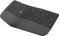 T'nB - Clavier Ergonomique sans Fil Rechargeable Bluetooth, 12 Touches de raccourcis, 4 Pads Ajustables, Double Mode de Connexion - Noir