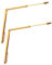 HOMSFOU 2pièces Tiges De Radiesthésie Cuivre Outils De Divination Portables Rétractables Pour Détection Eau Baguettes Sourcières De Précision